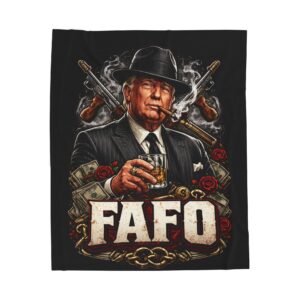 FAFO Mafia Plush Blanket